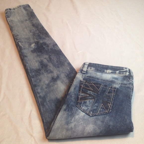 ASK ENQUIRED BEAUTIFUL SKINNY JEANS EXCELLENT - Picture 2 of 4